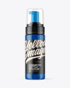 Glossy Cosmetic Bottle with Pump Mockup