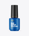 Matte Nail Polish Bottle Mockup