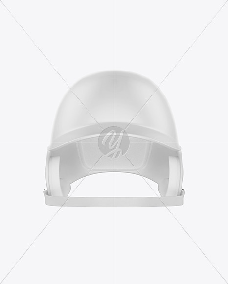 Matte Baseball Helmet Mockup