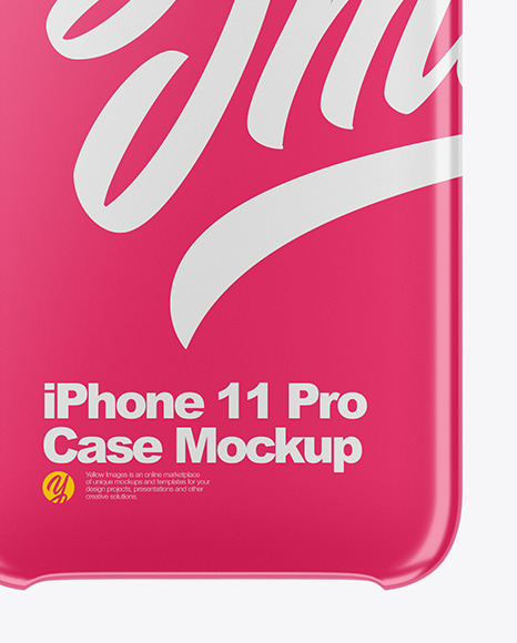 iPhone 11 Pro Glossy Case Mockup