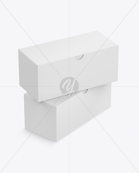 Two Paper Boxes Mockup