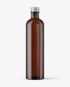 Amber Glass Bottle Mockup