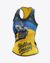 Women’s Triathlon Top mockup (Half Side View)