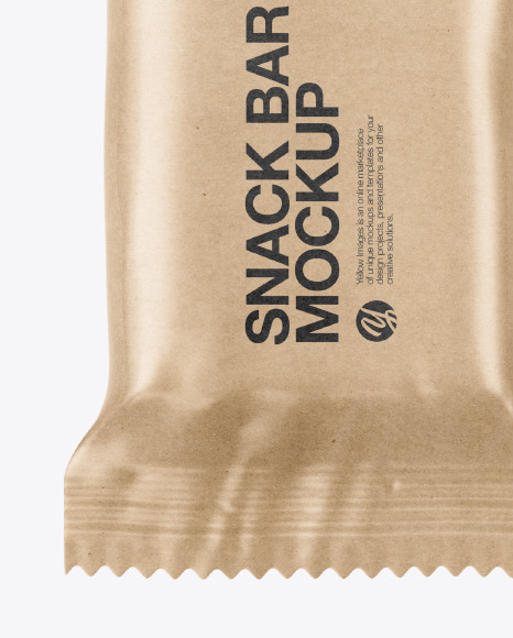 Kraft Paper Snack Bar Mockup