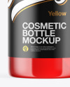 Cosmetic Bottle with Pump Mockup