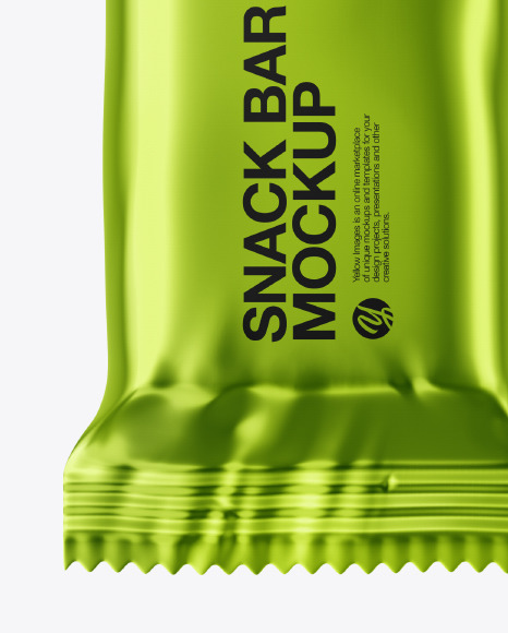 Metallic Snack Bar Mockup