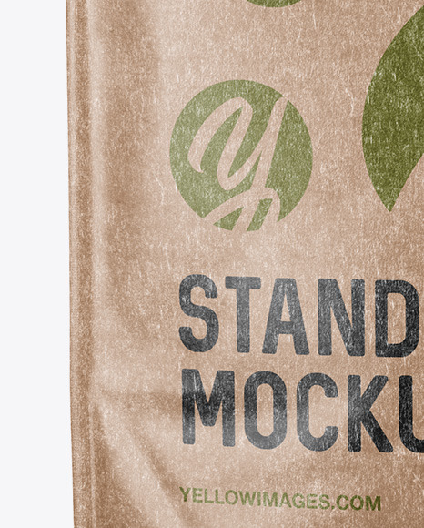 Kraft Stand-Up Pouch Mockup