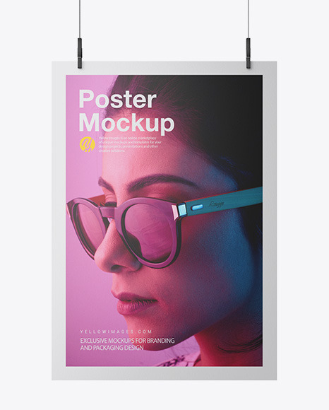 Matte A2 Poster Mockup