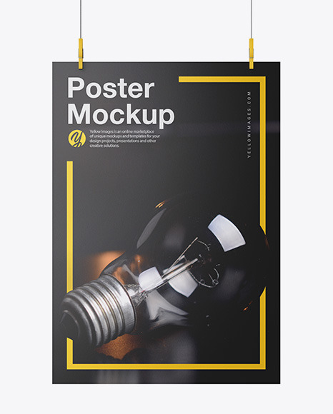 Matte A2 Poster Mockup