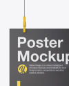 Matte A2 Poster Mockup