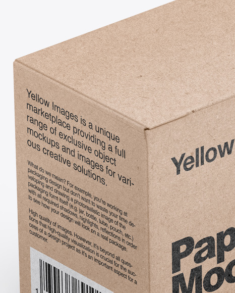 Kraft Box Mockup