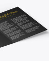 Textured Brochure Mockup