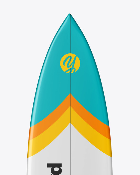 Surfboard Mockup - Front View