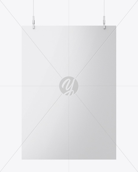 Glossy A2 Poster Mockup