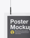 Glossy A2 Poster Mockup