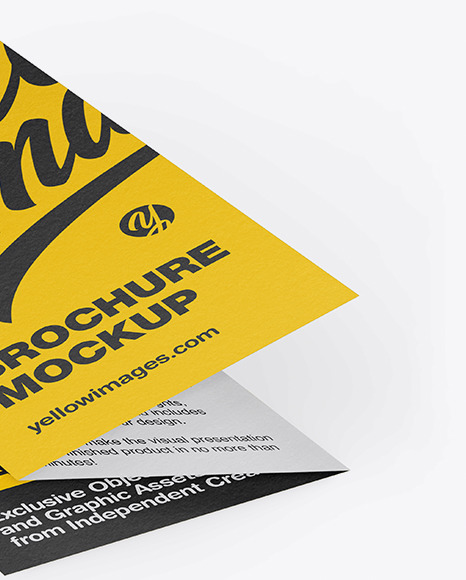 Textured Brochure Mockup