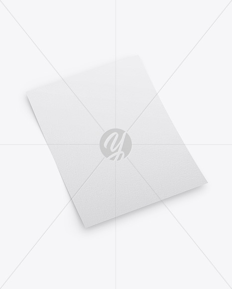 A4 Textured Paper Mockup