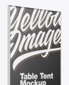 Glass Table Tent Mockup