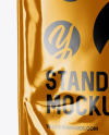 Metallic Stand-Up Pouch Mockup