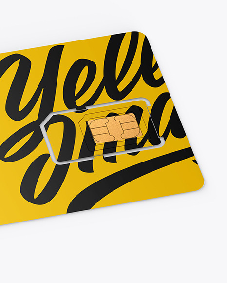 Sim Card Mockup