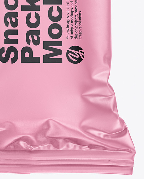 Matte Snack Package Mockup