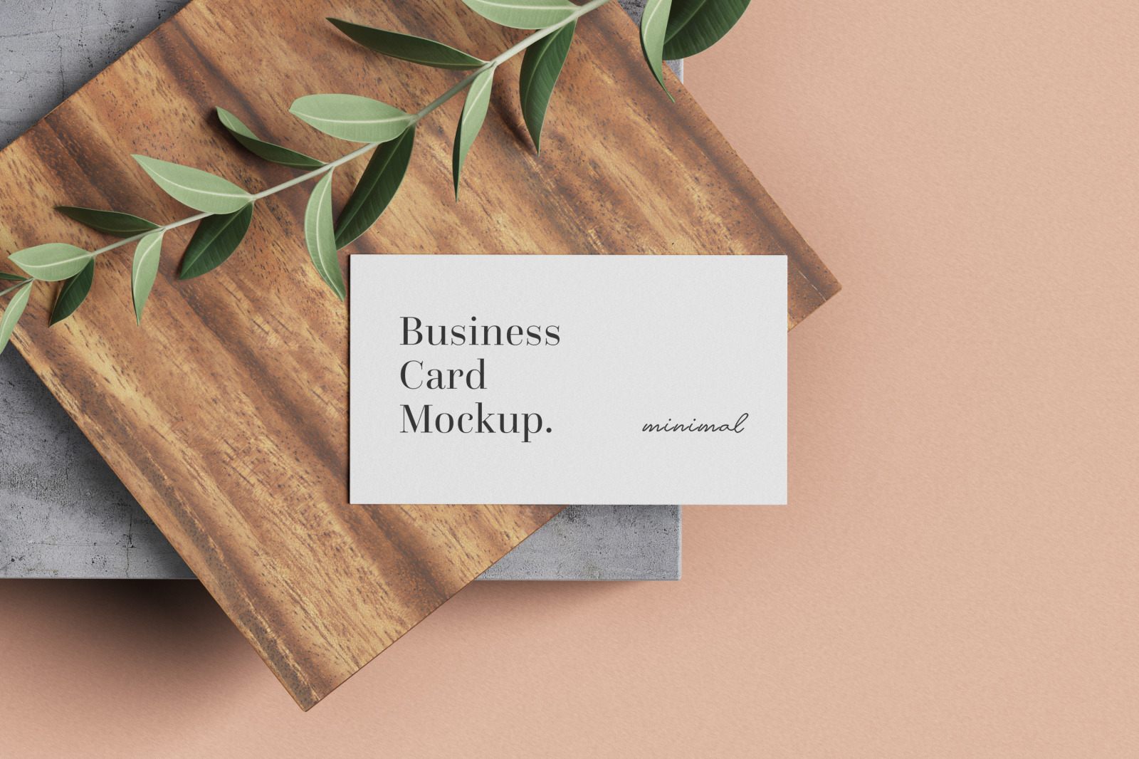 Minimal Business Card Mockups Minimal Business Card Mockups