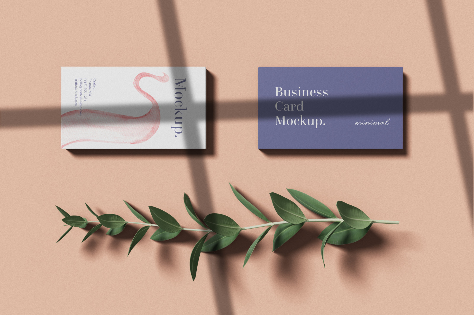 Minimal Business Card Mockups Minimal Business Card Mockups