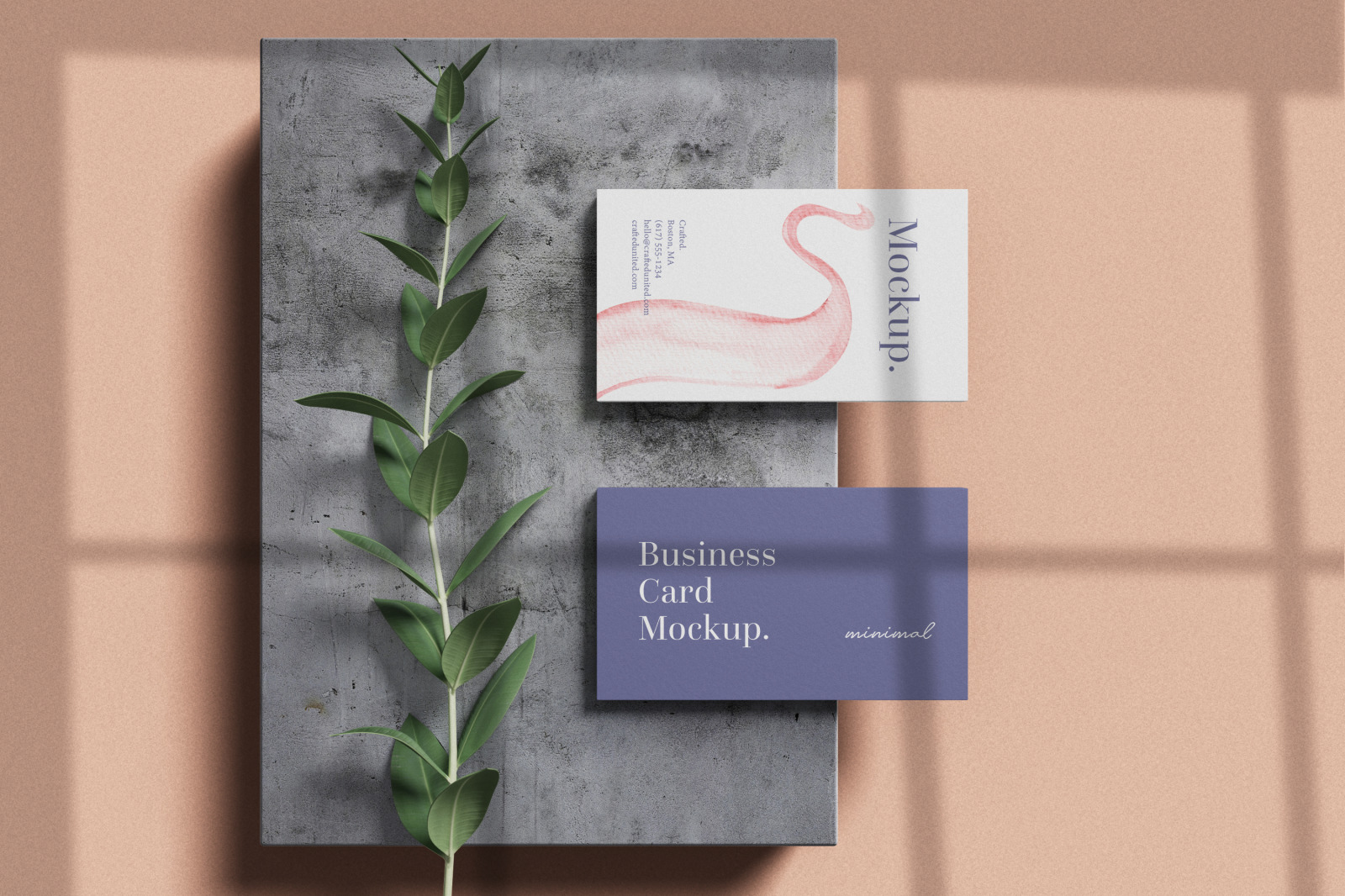 Minimal Business Card Mockups Minimal Business Card Mockups