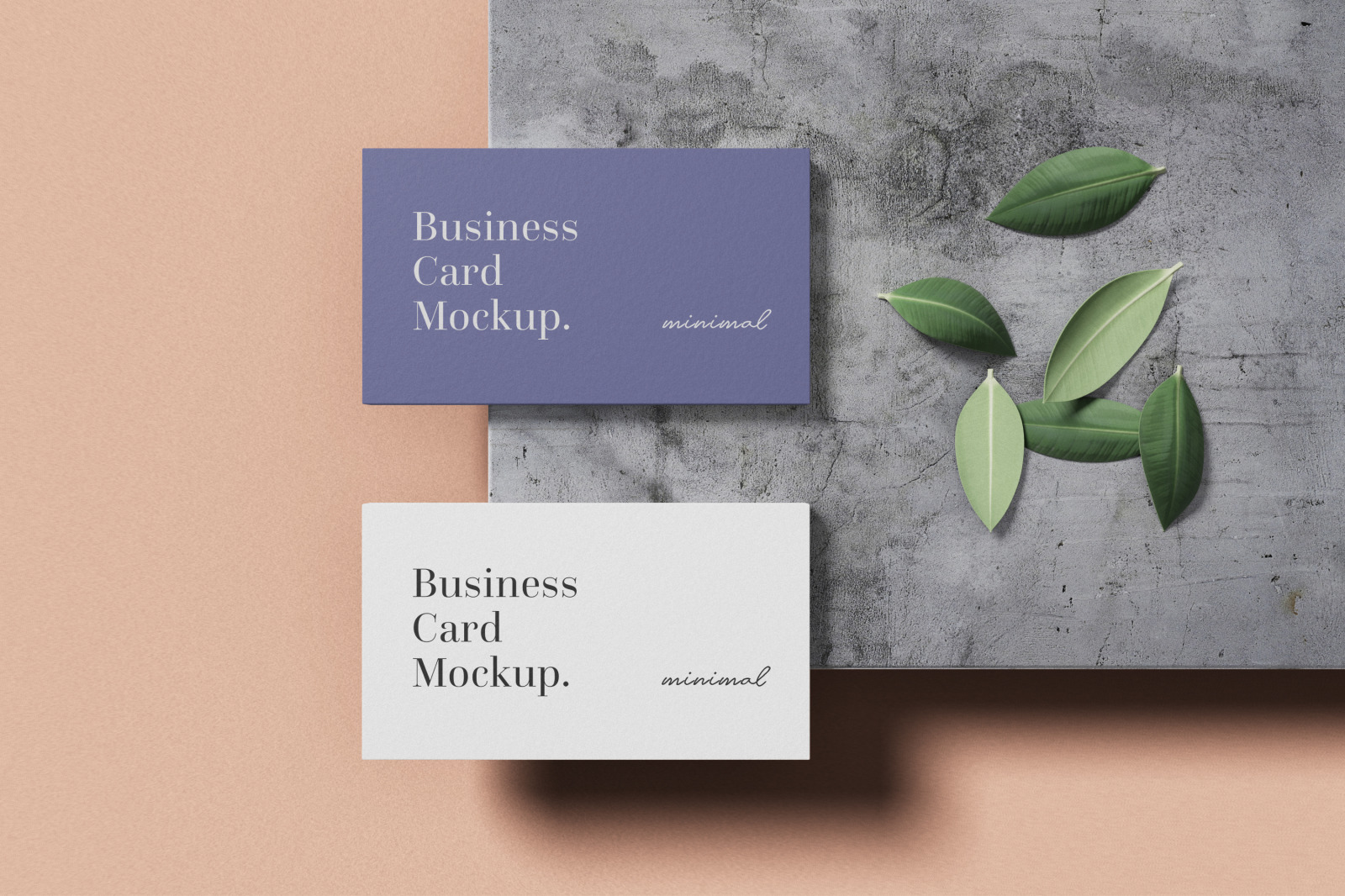 Minimal Business Card Mockups Minimal Business Card Mockups