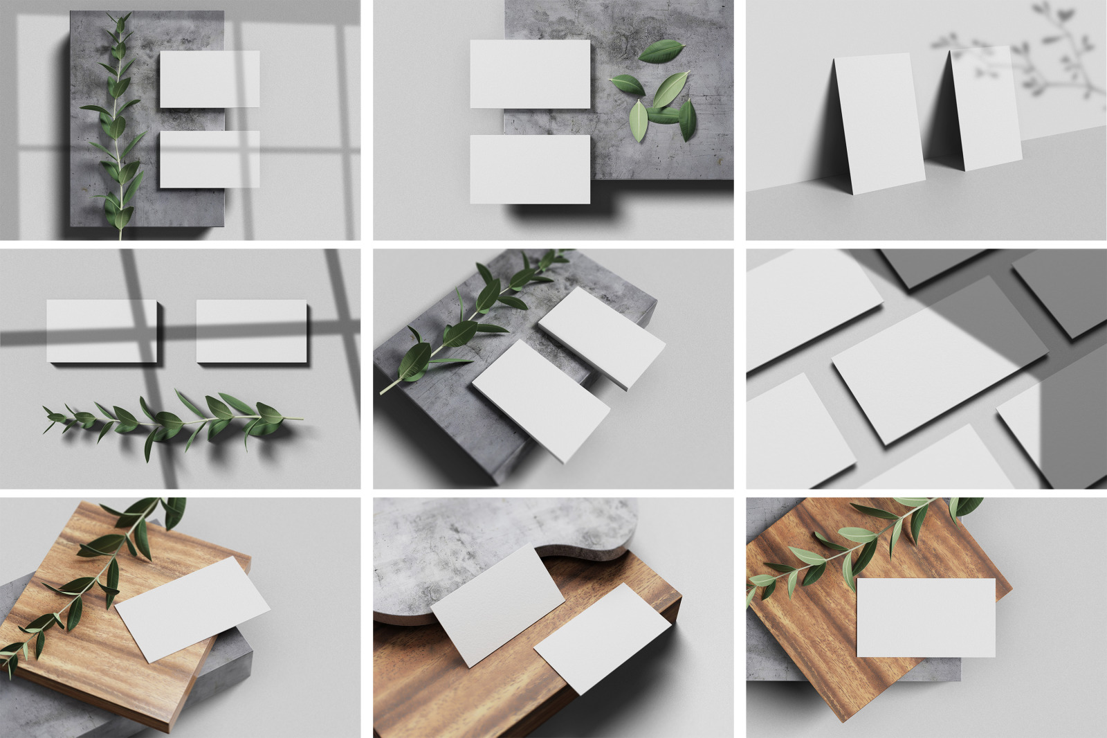 Minimal Business Card Mockups Minimal Business Card Mockups