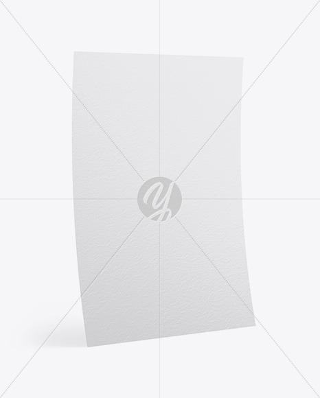 A4 Textured Paper Mockup