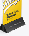 Glass Table Tent Mockup