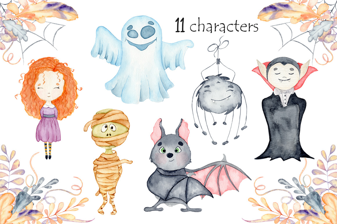 Halloween characters