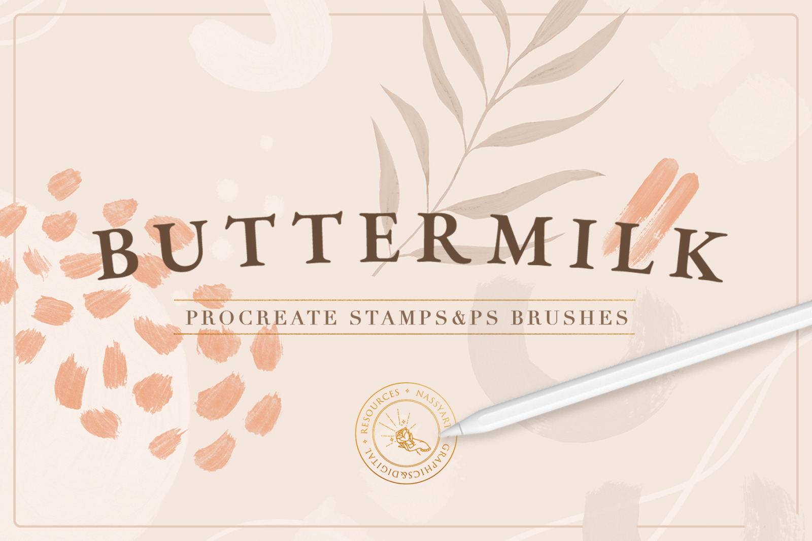 90 Procreate&amp;PS Stamp Brushes