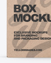 Kraft Box Mockup