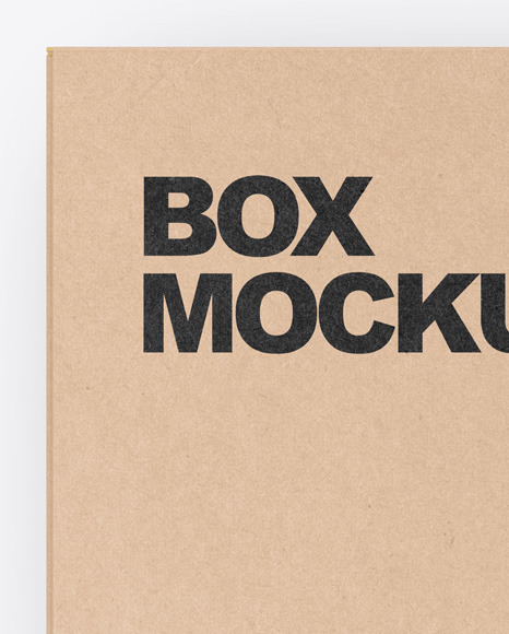 Kraft Box Mockup