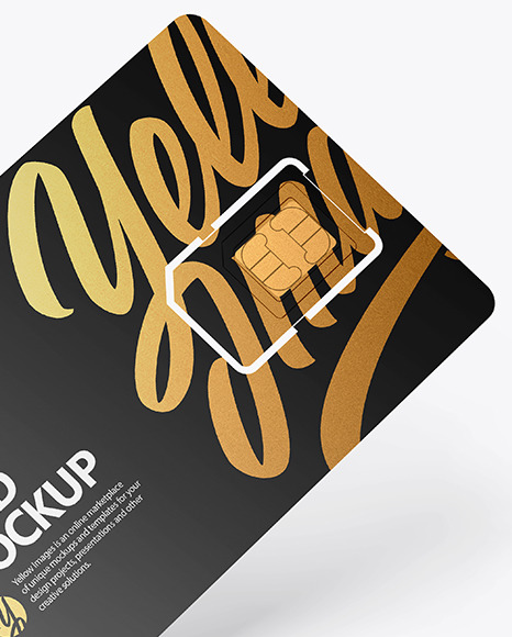 Sim Card Mockup