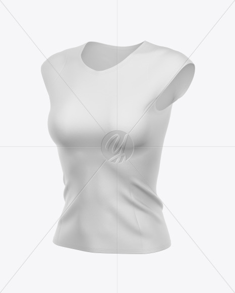 Women’s Slim-Fit T-Shirt Mockup