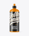 Matte Plastic Bottle Mockup