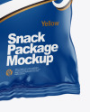 Glossy Snack Package Mockup