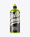 Metallic Plastic Bottle Mockup