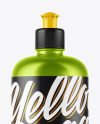 Metallic Plastic Bottle Mockup