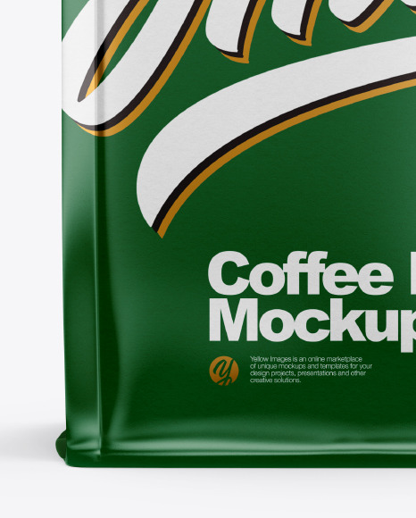 Paper Coffee Bag Mockup