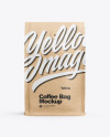 Kraft Paper Coffee Bag Mockup