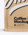 Kraft Paper Coffee Bag Mockup