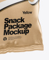 Kraft Paper Snack Package Mockup