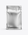 Metallic Paper Coffee Bag Mockup