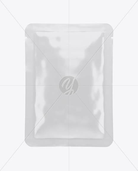 Glossy Sachet Mockup