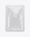 Glossy Sachet Mockup