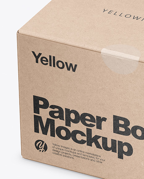 Kraft Box Mockup